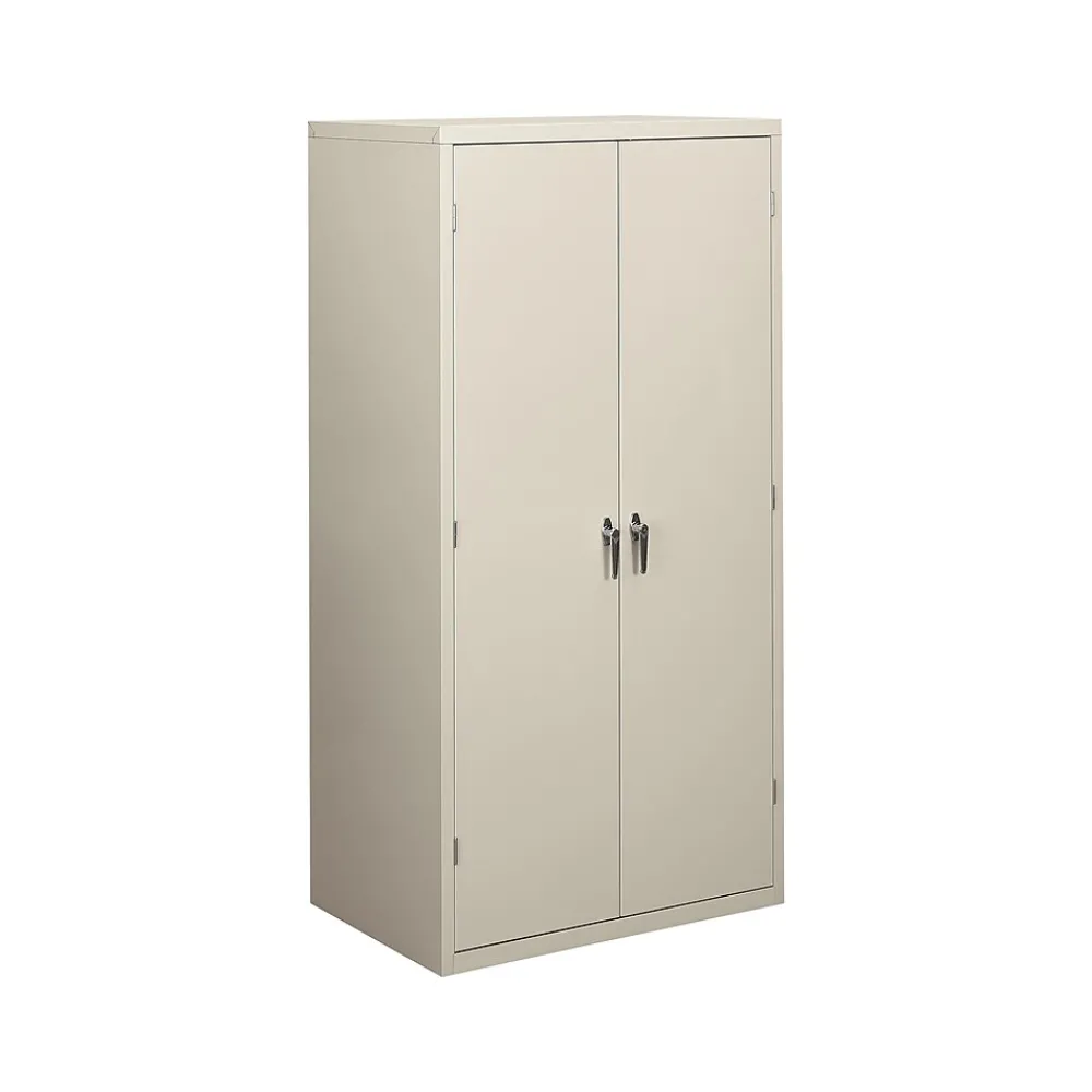 Storage Cabinets*HON Brigade 72" Steel Storage Cabinet with 5 Shelves, Light Gray (SC2472Q)
