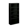 Bookcases*HON Brigade 5-Shelf 71"H Bookcase, Black Steel (HS72ABCP)