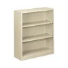Bookcases*HON Brigade 3-Shelf 41"H Bookcase, Putty Steel(HS42ABCL)