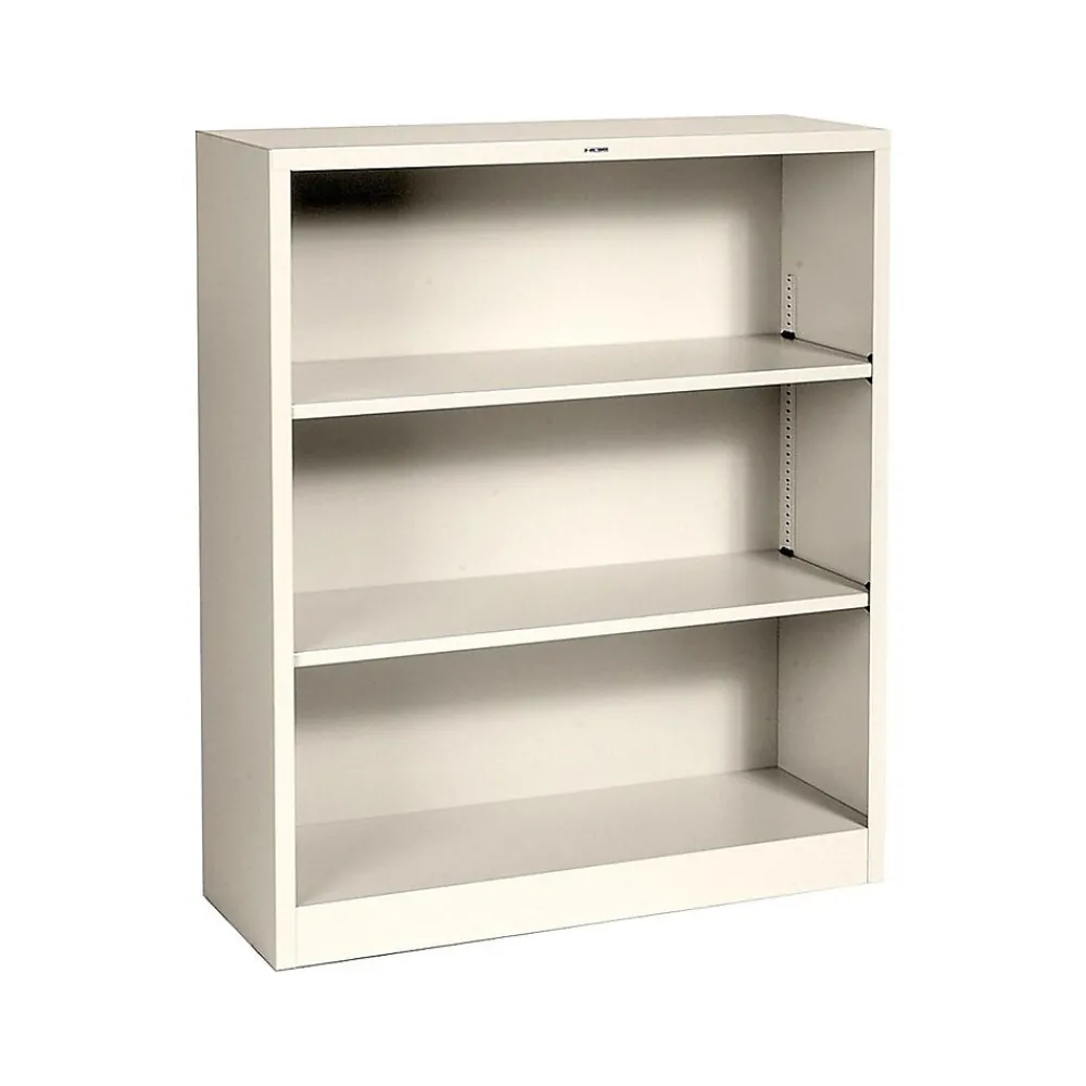 Bookcases*HON Brigade 3-Shelf 41"H Bookcase, Putty Steel(HS42ABCL)