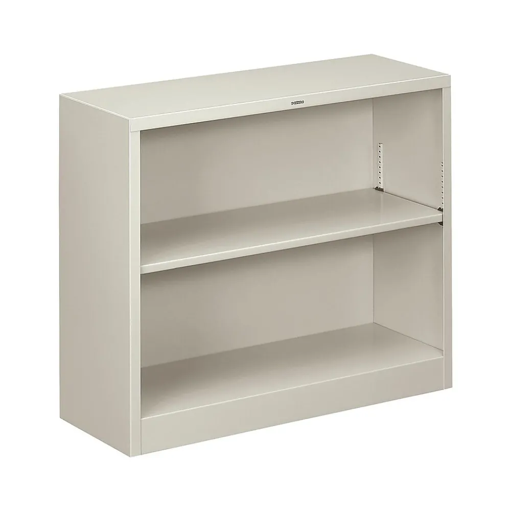 Bookcases*HON Brigade 2-Shelf Standard Bookcase, Light gray (S30ABCQ)