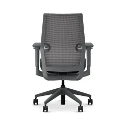 Office Chairs*HON Cipher Mesh/Fabric Swivel Task Chair, Black/Charcoal (HCFRT.STC.H.S.IC.CU10.TC00.AL.ST.SB.S)