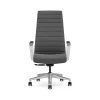 Office Chairs*HON Cofi Fabric Swivel Executive Chair, Graphite/Polished Aluminum (HCFEU.W0.STC.P.H.UR93.CHSTC09.PA)