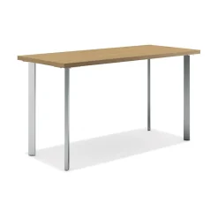 Computer Desks*HON Coze 54"W Desk, and Silver (RPL2454N1P6) Natural Recon