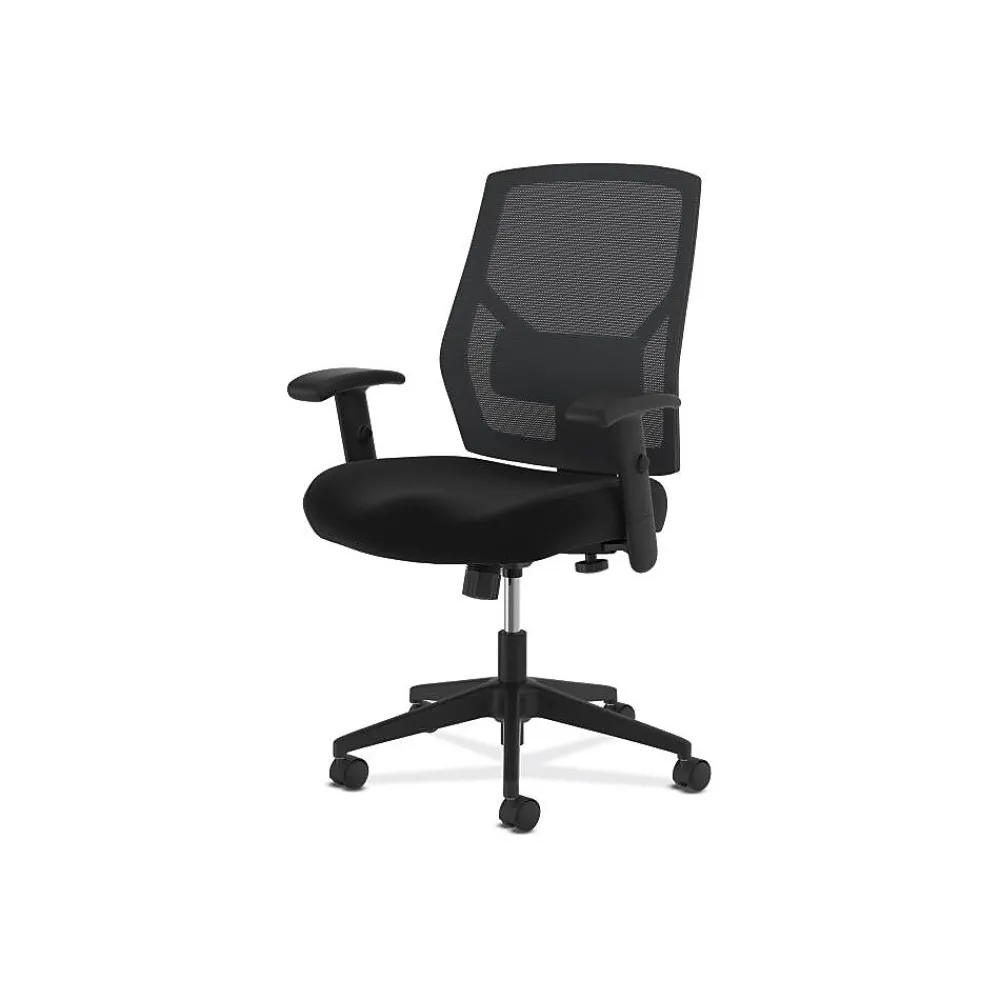 Office Chairs*HON Crio Fabric/Mesh High-Back Task Chair, Black (BSXVL581ES10T)