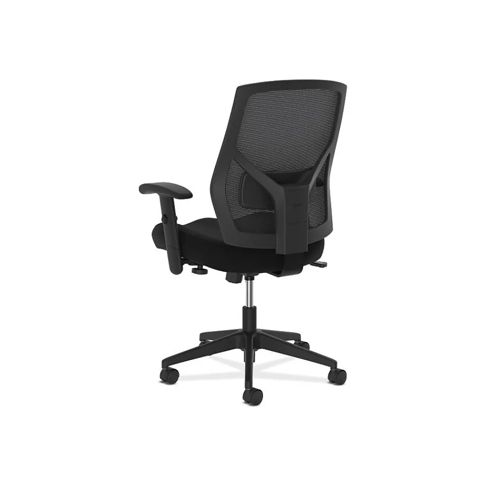 Office Chairs*HON Crio Fabric/Mesh High-Back Task Chair, Black (BSXVL581ES10T)