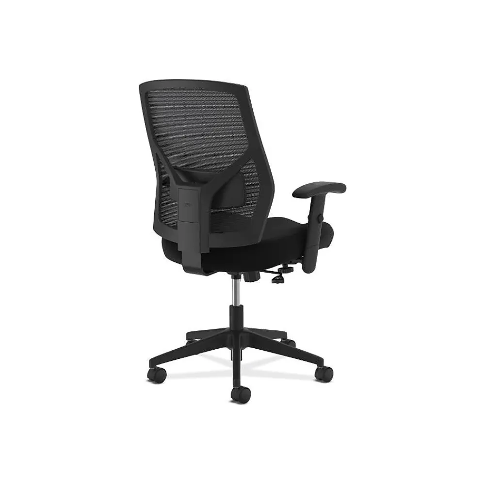 Office Chairs*HON Crio Fabric/Mesh High-Back Task Chair, Black (BSXVL581ES10T)