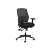 Office Chairs*HON Crio High-Back Task Chair, Mesh Back, Adjustable Arms, Adjustable Lumbar, Black Fabric (BSXVL582ES10T)