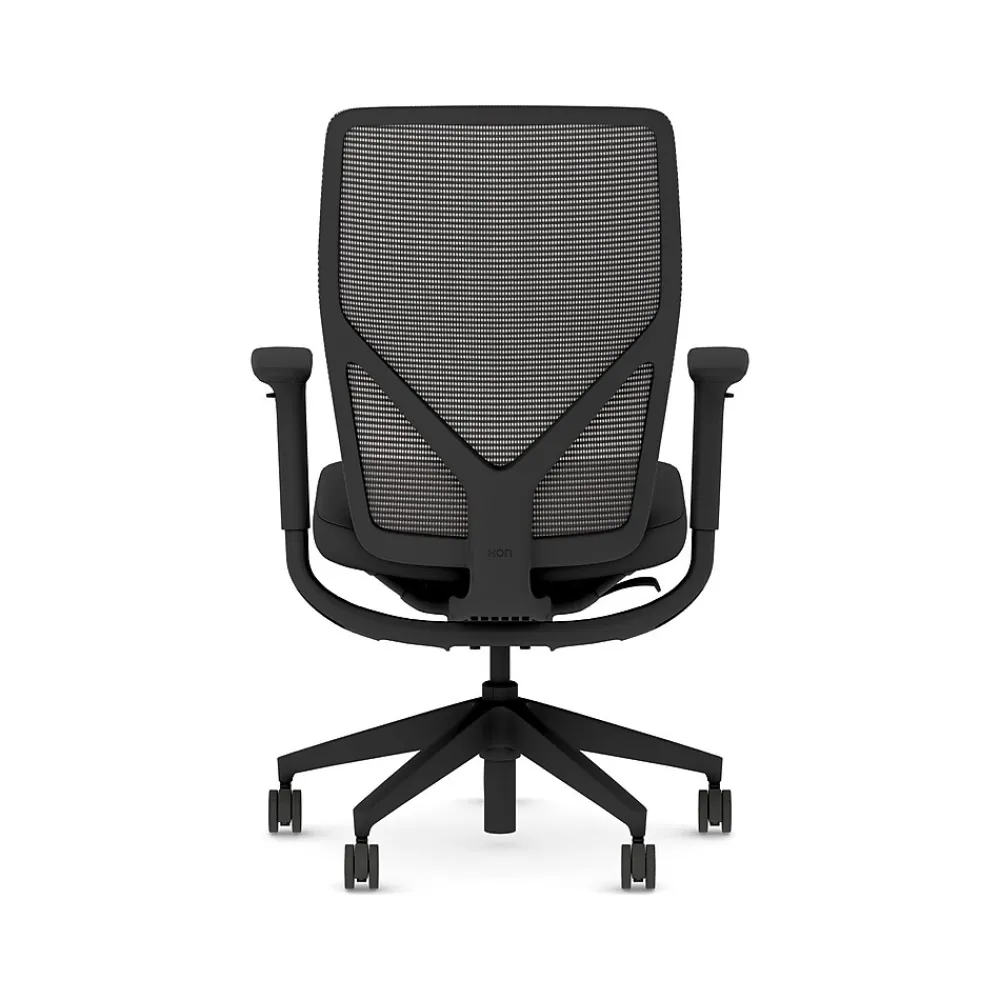 Office Chairs*HON Flexion Fabric/Mesh Swivel Task Chair, Black (HFXT1.F0.STC.A.H.IM.CU10.NL.SB.T)