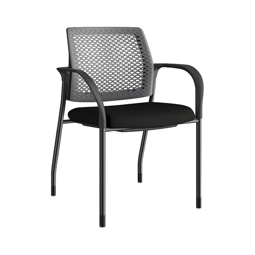 Folding & Stacking*HON Ignition 2.0 Fabric Banquet/Reception Chair, Black/Charcoal (IS108RCU10)