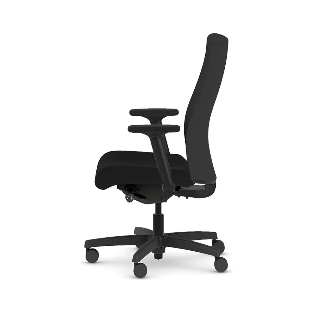 Office Chairs*HON Ignition 2.0 Fabric Swivel Task Chair, Black (HIWMUKD.Y2.A.H.CU10.NL.SB.T)