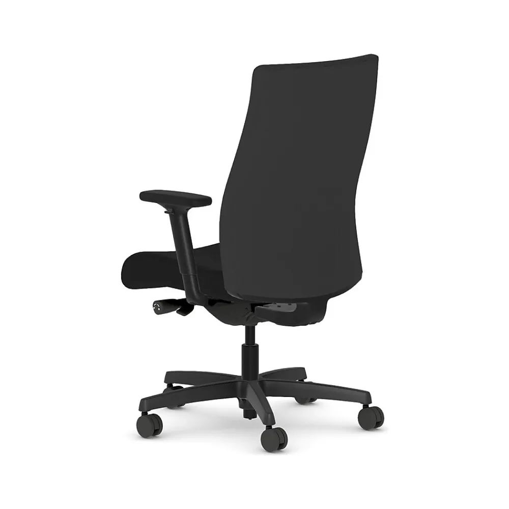 Office Chairs*HON Ignition 2.0 Fabric Swivel Task Chair, Black (HIWMUKD.Y2.A.H.CU10.NL.SB.T)