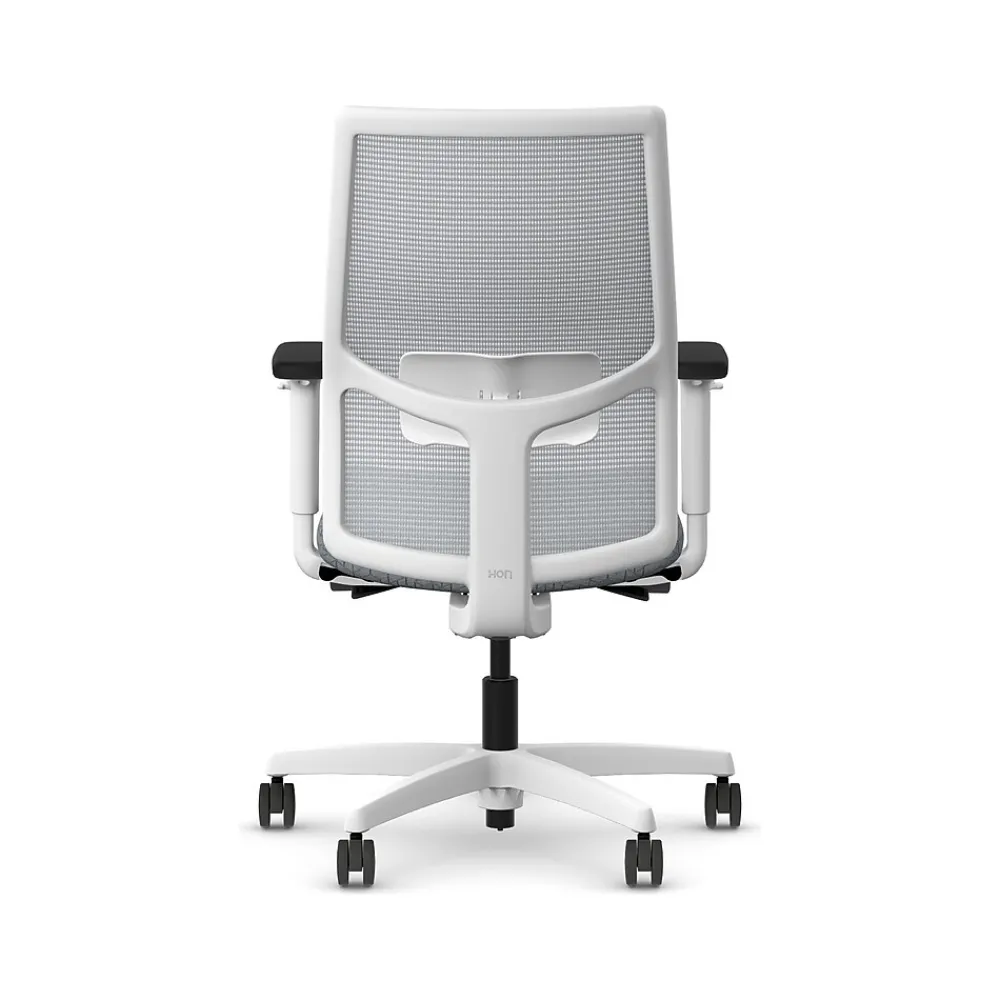 Office Chairs*HON Ignition 2.0 Fabric/Mesh Swivel Task Chair, Basalt/Designer White (HIWMMKD.Y2.A.H.IF.APX25.DW.SB.DWX)