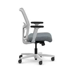 Office Chairs*HON Ignition 2.0 Fabric/Mesh Swivel Task Chair, Basalt/Designer White (HITLMKD.Y1.A.H.IF.APX25.DW.SB.DWX)