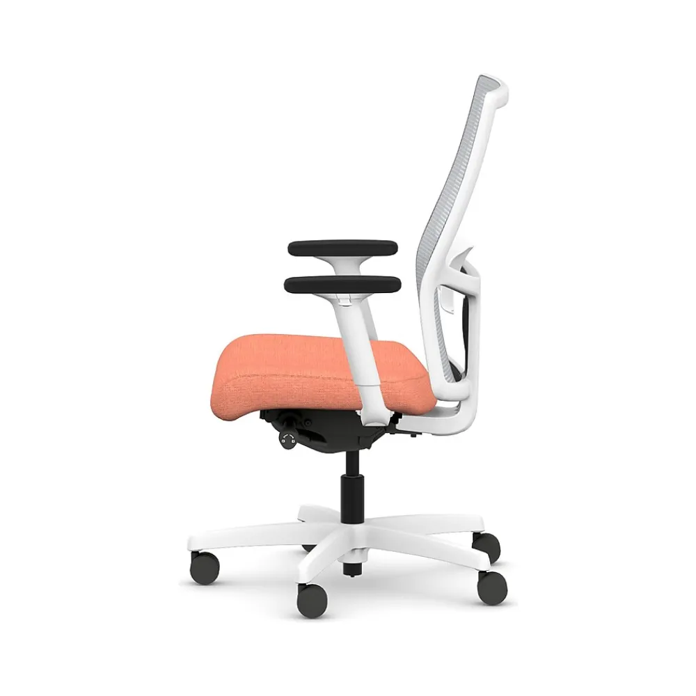 Office Chairs*HON Ignition 2.0 Fabric/Mesh Swivel Task Chair, Passion Fruit/Designer White (HIWMMKD.Y2.A.H.IF.HAML02.DW.SB.DWX)