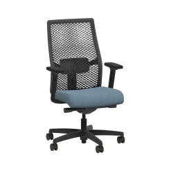 Office Chairs*HON Ignition 2.0 ReActiv Fabric Swivel Task Chair, Carolina/Black (HIWMRAKD.Y2.A.H.0S.HAML21.BL.SB.T)