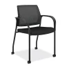 Folding & Stacking*HON Ignition Mesh/Fabric Multi-Purpose Stacking Chair, Black (IS107HIMCU10)