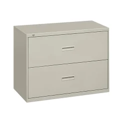 File Cabinets*HON Lateral File, 2 Drawers, Molded Pull, 36