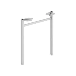 Office Desks*HON Mod 24" U-Shaped Desk Base, Silver (HLPLLEG24U.SLVR)