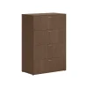 File Cabinets*HON Mod 4-Drawer Lateral File Cabinet, Locking, Letter/Legal, Sepia Walnut, 36" (HLPLLF3620L4.LSE1)