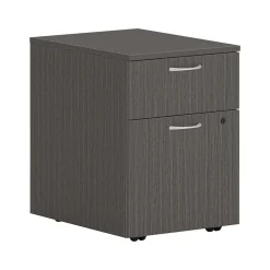 File Cabinets*HON Mod 2-Drawer Vertical File Cabinet, Letter/Legal, Slate Teak, 20" (HLPLPMBFLSL1)