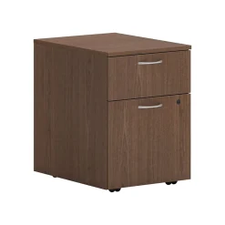 File Cabinets*HON Mod 2-Drawer Vertical File Cabinet, Mobile Pedestal, Letter/Legal, Sepia Walnut, 20" (HLPLPMBF.LSE1)