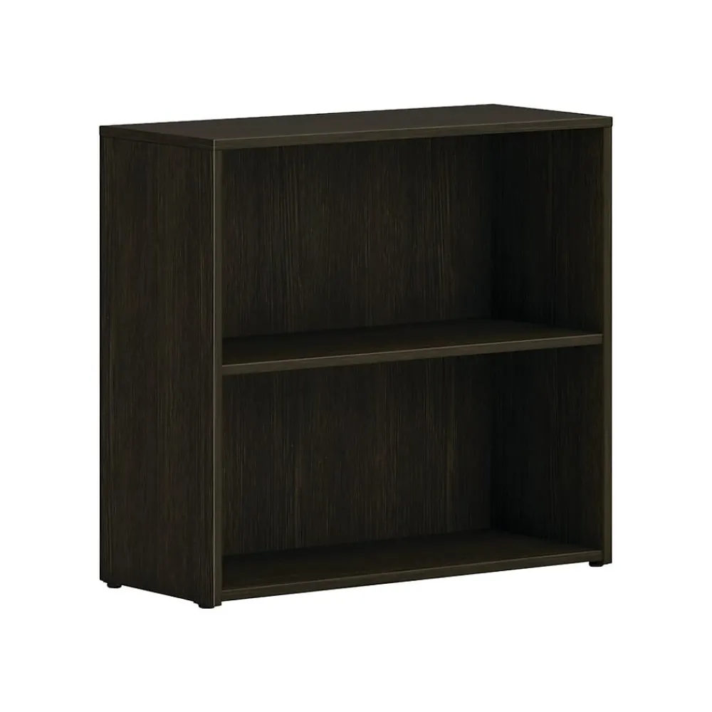 Bookcases*HON Mod 29"H 2-Shelf Bookcase, Java Oak (HLPLBC3013B2.LJA1)