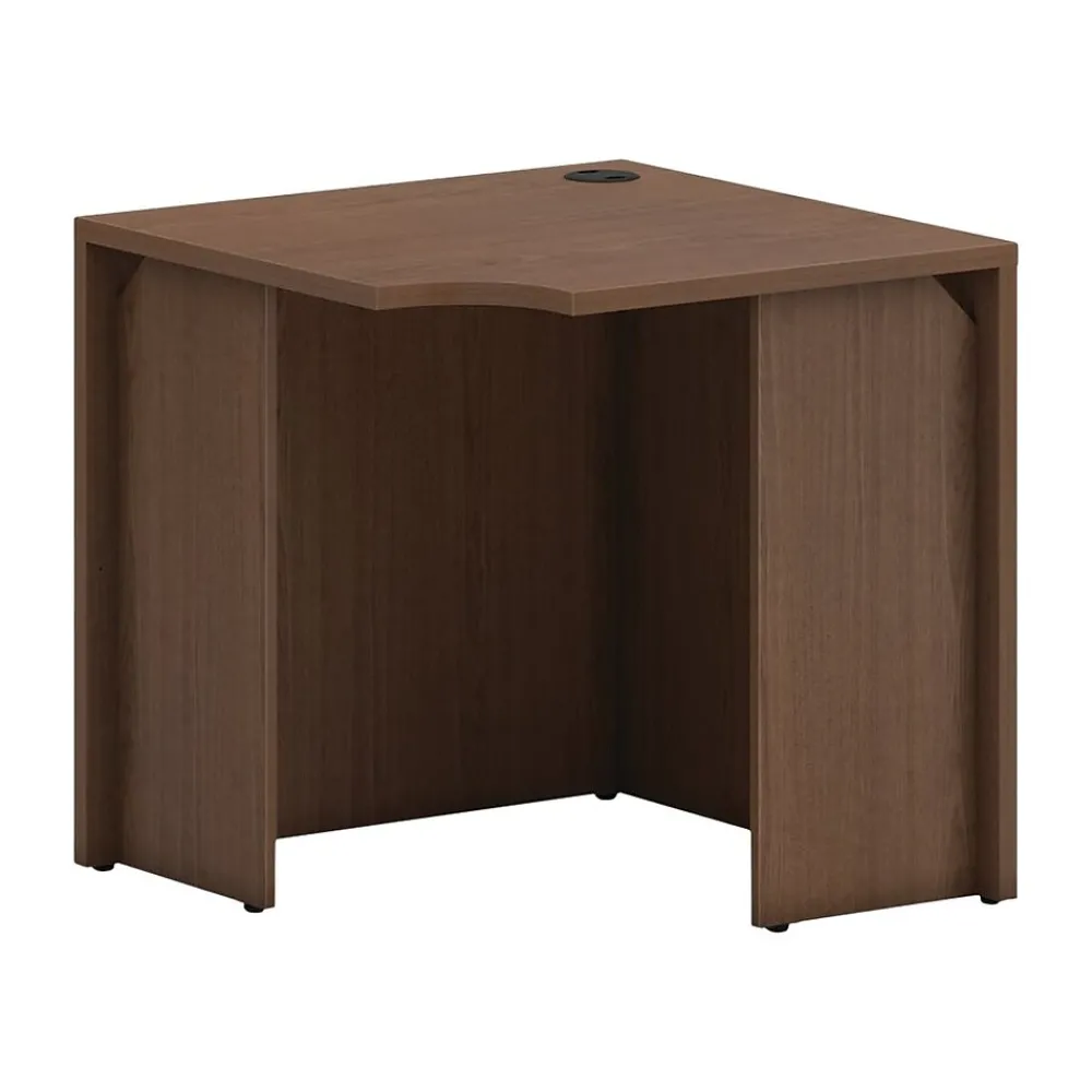 Corner Desks*HON Mod 30"W Corner Desk Shell, Sepia Walnut (HLPLCS30.LSE1)