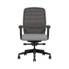 Office Chairs*HON Nucleus Fabric/Mesh Swivel Task Chair, Frost/Black (HNR1KD.Y2.STC.A.H.IM.CU22.BL.SB.T)