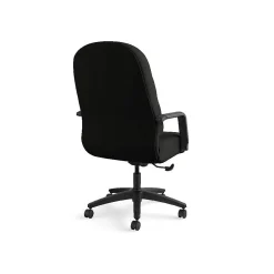 Office Chairs*HON Pillow-Soft Leather Executive Chair, Black (2091SR11T)