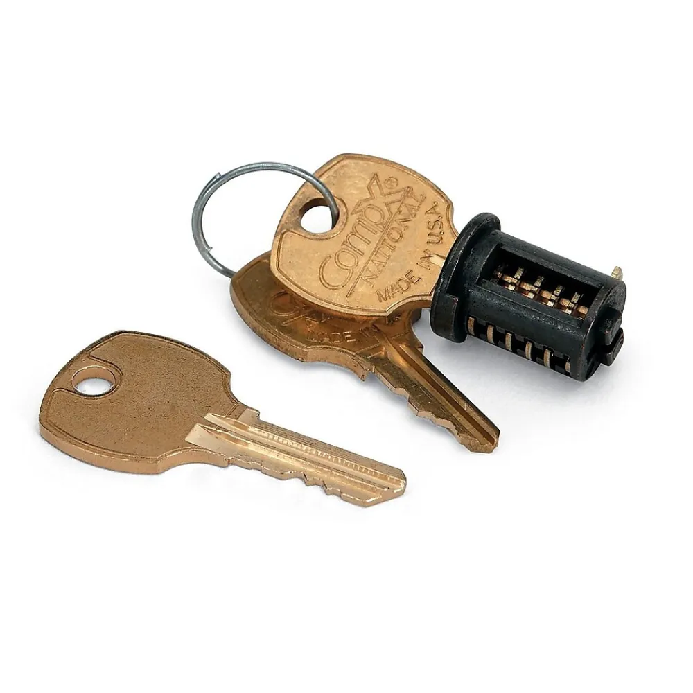 File Cabinets*HON Removable Lock Core Kit For Metal Casegoods, Black