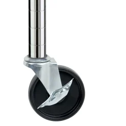 Shelving*Honey-Can-Do 4-Pack Shelving Unit Casters, Black (SHF-01939)