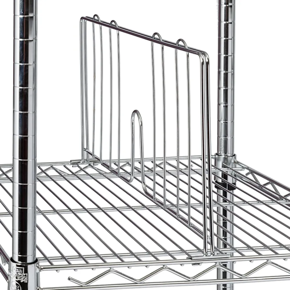 Shelving*Honey-Can-Do Rolling Closet with Garment Bar and Shelves, 18"W, Chrome (SHF-01567)