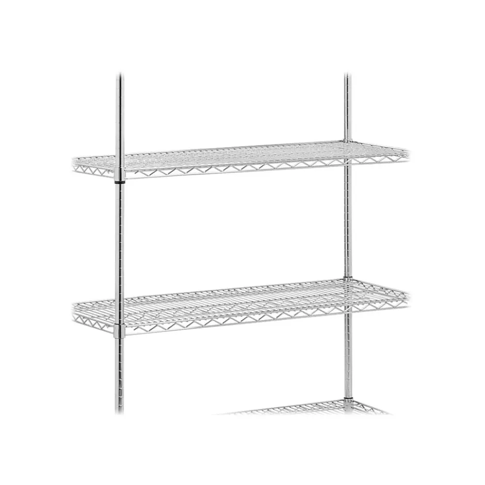 Shelving*Honey-Can-Do 5-Shelf Metal Unit, 42"W, Chrome (SHF-01441)
