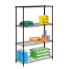Shelving*Honey-Can-Do 4-Tier 250lb. Capacity Shelving Unit, Black (SHF-01908)