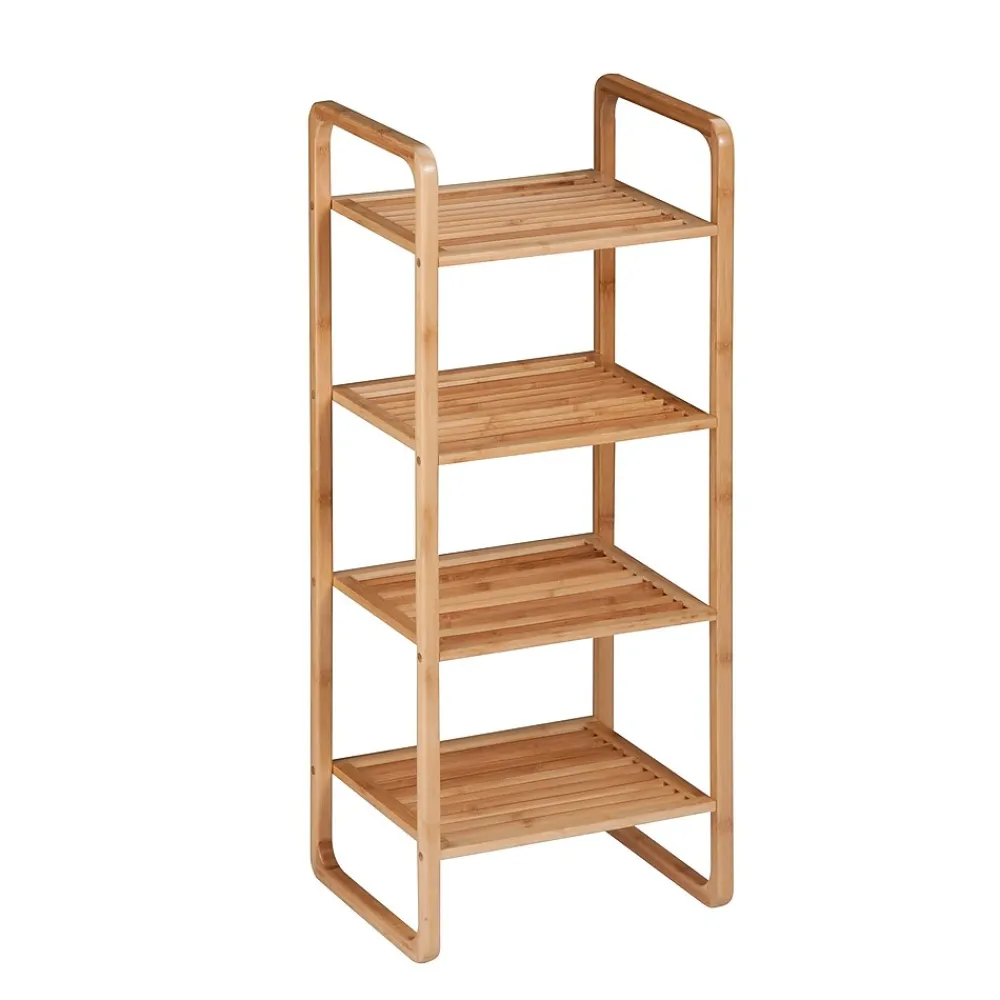 Shelving*Honey-Can-Do 4-Tier Shelf, Natural Bamboo (SHF-09337)