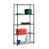 Shelving*Honey-Can-Do 5-Tier Shelving, Black Powder Coat (SHF-06831)