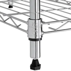 Shelving*Honey-Can-Do 4-Tier Slim Profile Shelving Unit, Chrome (SHF-10022)