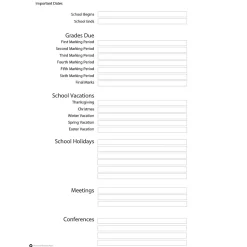 Grade Books*House of Doolittle Lesson Planner Book, Pack of 2 (HOD51007-2)