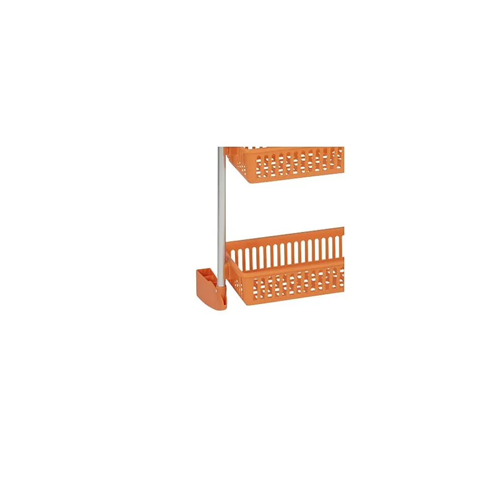 Shelving*Household Essentials OTD 6-Shelf Hanging Storage Rack, 57" x 19.25" x 6.25", Orange (2152-1)