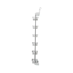 Shelving*Household Essentials 6-Shelf Plastic Over-the-Door Storage Rack, 18", (2154-1) White