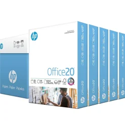Copy Paper*HP Office20 8.5" x 11" Copy Paper, 20 lbs., 92 Brightness, 2500 Sheets/Carton (C8511C)