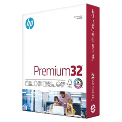 Multipurpose Paper*HP Premium32 8.5" x 11" Multipurpose Paper, 32 lbs., 100 Brightness, 500 Sheets/Ream (113100)