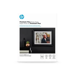 Photo Paper*HP Premium Plus Photo Paper, Satin, 8.5" x 11", 25 Sheets/Pack (CR671A)