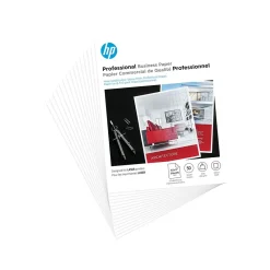 Photo Paper*HP Professional Business Glossy Brochure Paper, 8.5" x 11", 50 Sheets/Pack (4WN11A)