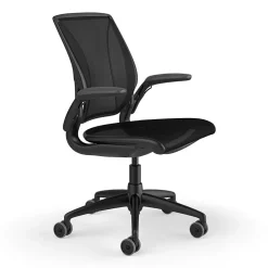 Office Chairs*Humanscale Diffrient World Ergonomic Mesh Swivel Task Chair, Black (W11BJ10J10SHNSC)