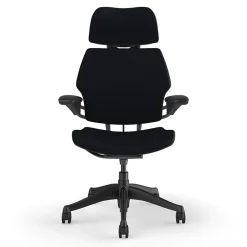 Office Chairs*Humanscale Freedom Headrest Ergonomic Fabric Swivel Task Chair, Black (F211GCF10XFSHNSC)