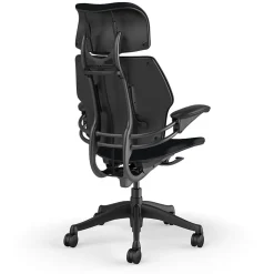 Office Chairs*Humanscale Freedom Headrest Ergonomic Fabric Swivel Task Chair, Black (F211GCF10XFSHNSC)