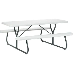 Folding Tables*ICEBERG IndestrucTable TOO 1200 Series Picnic Table, Platinum (65923)