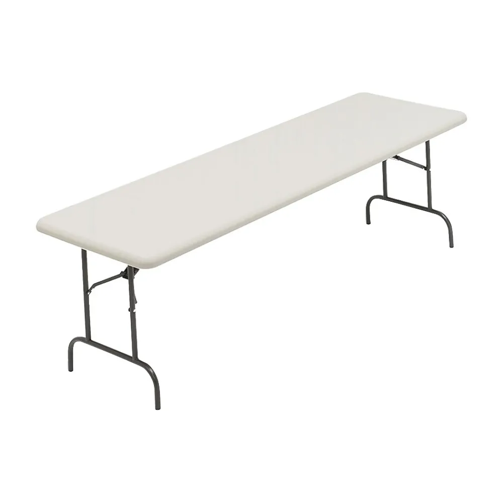 Folding Tables*ICEBERG ® IndestrucTables TOO™ 1200 Series Folding Table, 96x30", Platinum
